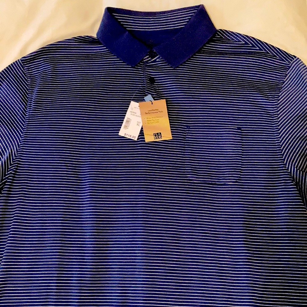 Men’s XL David Ledbetter performance golf shirt.